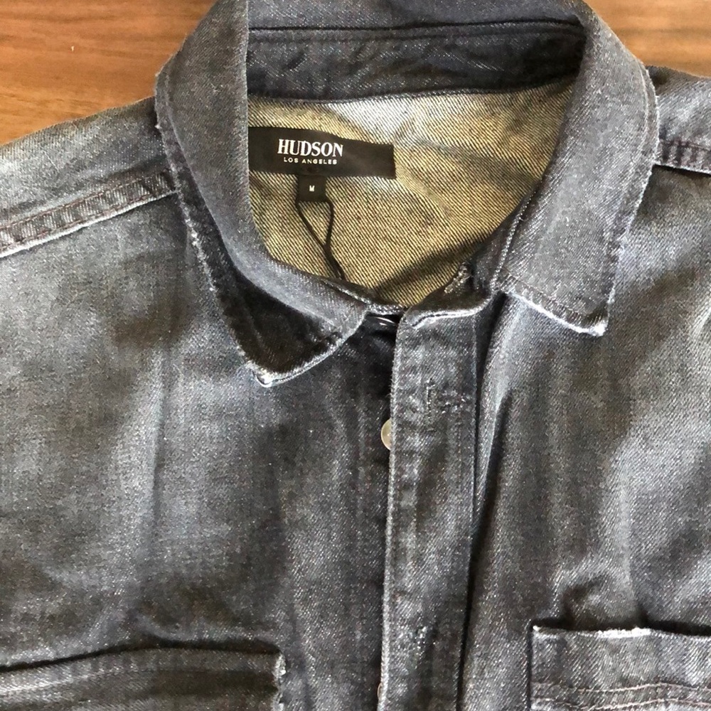 Washed black button down - Picture 3 of 3